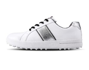 ybberik women's golf shoes spikeless breathable grey