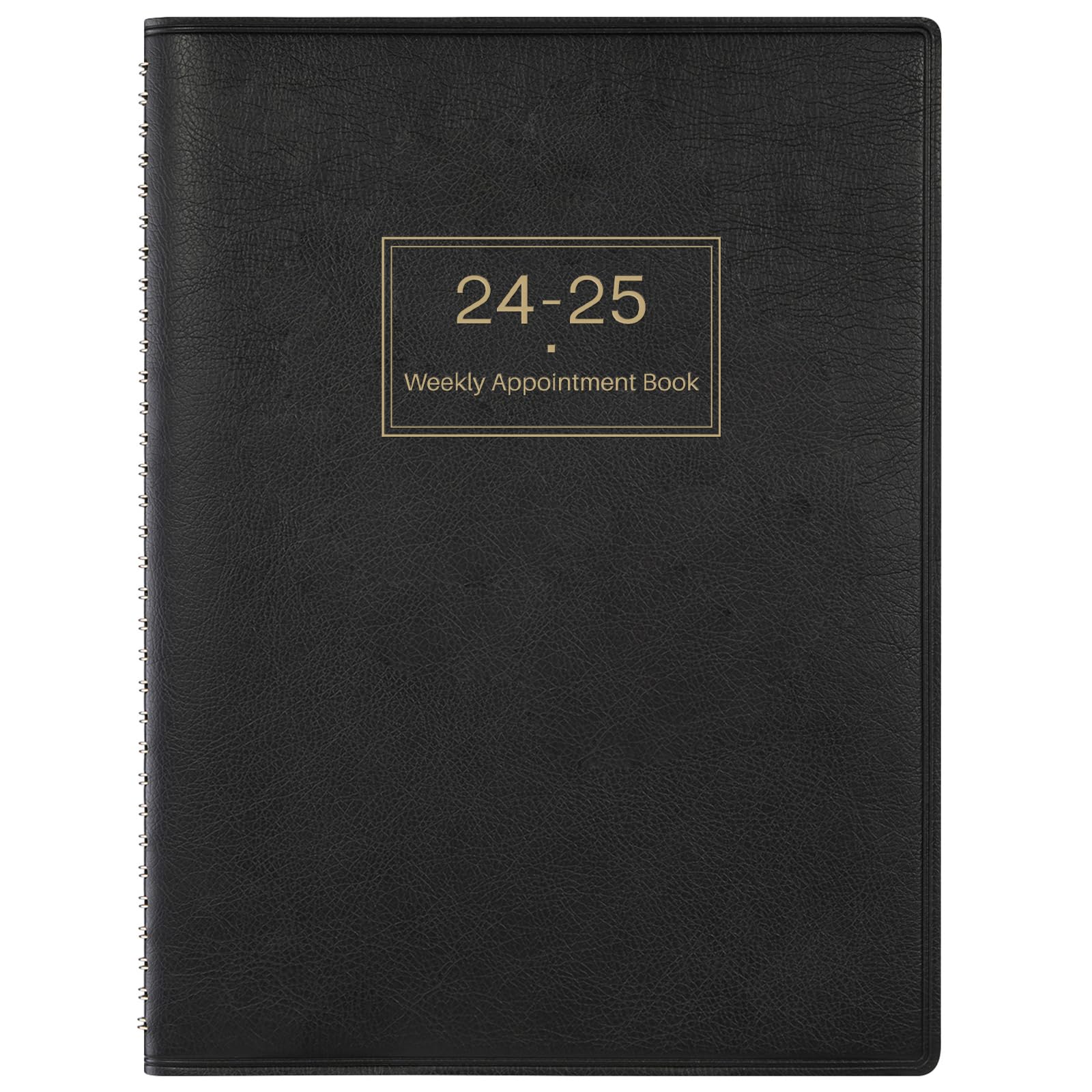 2024-2025 Appointment Book - Large Weekly Monthly Appointment Book 2024-2025, 8.5" x 11", Jul 2024 - June 2025, 2024-2025 Planner with 15-Minute Interval - Black