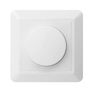 laziro trailing edge led dimmer switch phase cut/off bottom brightness adjustable with knob 100-240vac (color : frame 1, size : 110vv)