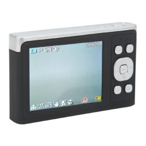 Mini Digital Camera, Digital Camera LED Fill Light for Video Recording (Black)