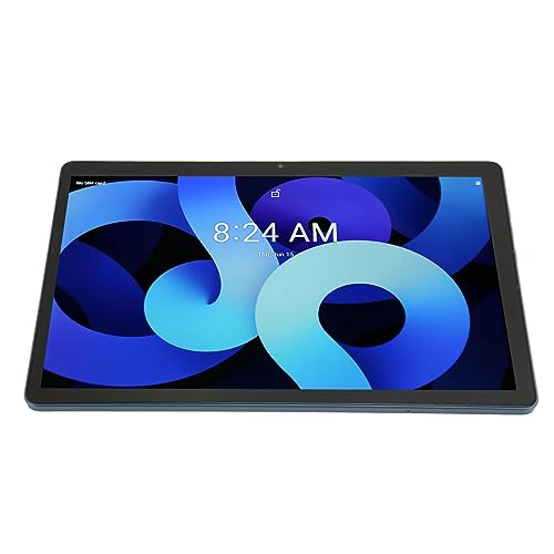 WiFi Tablet, Front 13MP Rear 26MP 10.36 Inch Smart Tablet Aluminum Alloy for Working Gaming (Blue)