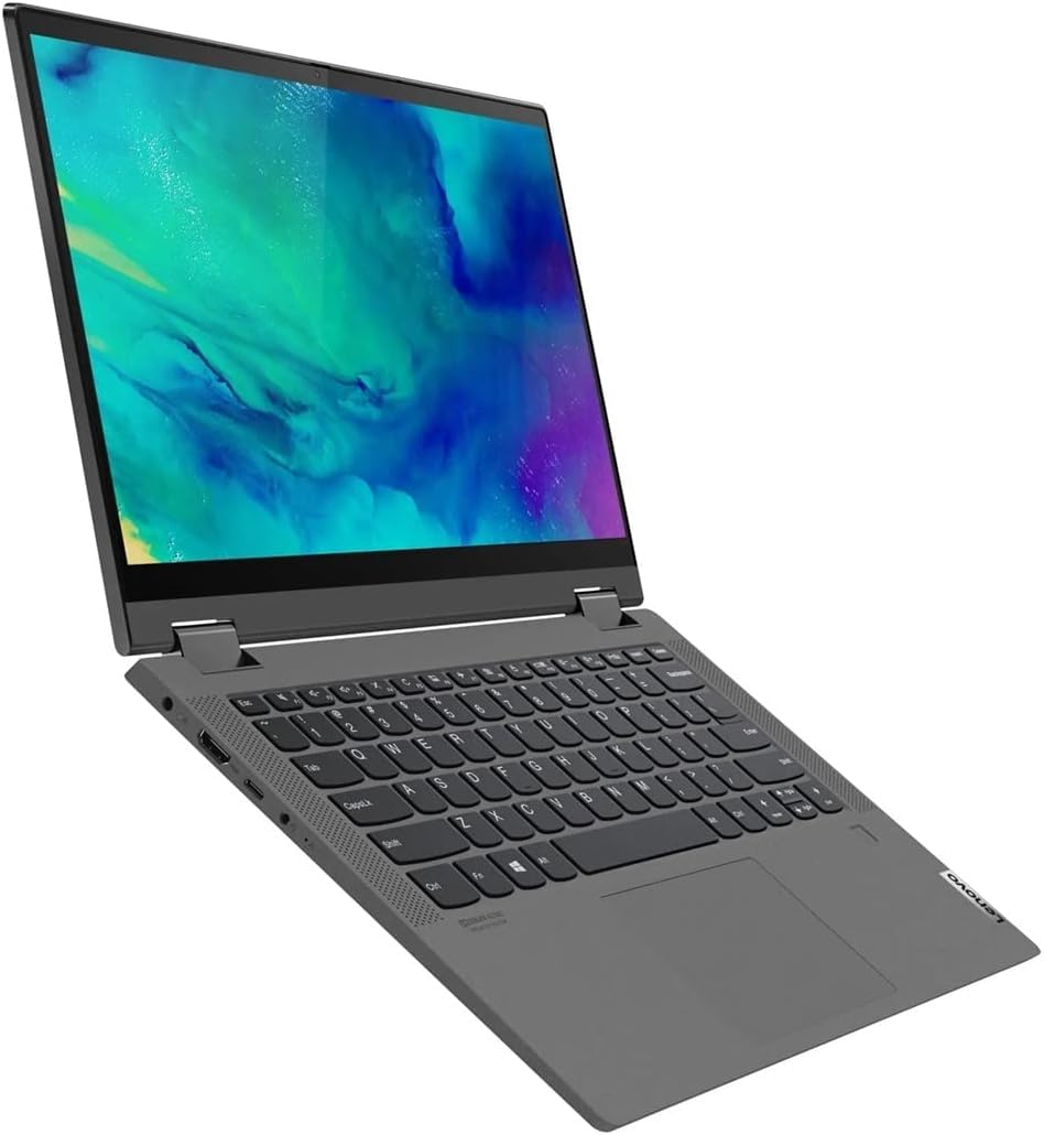 Lenovo Ideapad Flex 5i 14" FHD 2-in-1 Touchscreen Laptop, Intel Core i3-1115G4, 4GB RAM, 1TB SSD, Fingerprint Reader, Intel UHD Graphics, Windows 11 Home, Graphite Gray + Accessories