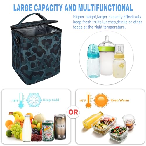 Flawless Decor Breastmilk Cooler Bag with Ice Pack Baby Bottle Cooler Bag Fits 4 Baby Bottles Up to 9 Ounce Insulated Bottle Bag for Baby Milk Breast Milk Cooler for Daycare Travel Storage