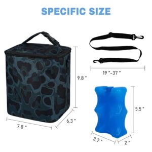 Flawless Decor Breastmilk Cooler Bag with Ice Pack Baby Bottle Cooler Bag Fits 4 Baby Bottles Up to 9 Ounce Insulated Bottle Bag for Baby Milk Breast Milk Cooler for Daycare Travel Storage