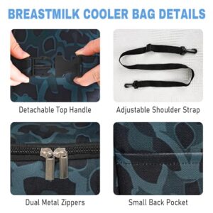 Flawless Decor Breastmilk Cooler Bag with Ice Pack Baby Bottle Cooler Bag Fits 4 Baby Bottles Up to 9 Ounce Insulated Bottle Bag for Baby Milk Breast Milk Cooler for Daycare Travel Storage