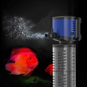 Submersible Sump Pump JQP Series Internal Aquarium Filter 3 In 1 Silent Submersible Sponge Filter Pump Transfer Pump (Color : 20W)