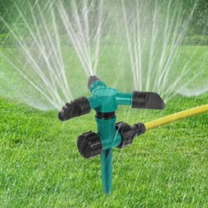 psinzmk yard sprinkler, lawn sprinklers for yard rotating 360 degree covering large area, garden water sprinklers system automatically for yard, rwg-sh1