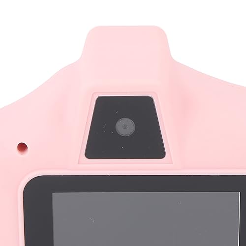 Children's Print Camera, Dual Lens SLR Kids Mini Digital Camera with Gallery Playback, 10x Zoom, 4 Puzzle Games, Music Mode, 2.8 inch IPS Screen (Pink)