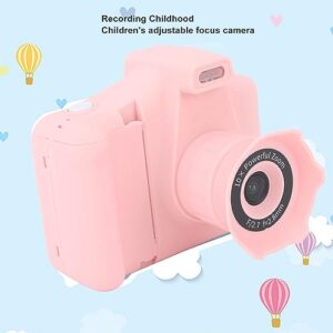 Children's Print Camera, Dual Lens SLR Kids Mini Digital Camera with Gallery Playback, 10x Zoom, 4 Puzzle Games, Music Mode, 2.8 inch IPS Screen (Pink)