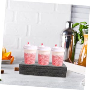 8 Pcs Milk Tea Drink Cup Holder 6 Cup Carrier Coffee Carrier Take Out Cup Trays Beverage Carrier Tool Trays Drink Holder Foam Cup Holder Pearl Cotton Dish Rack Insulation re-usable