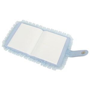 Camera Picture Album, High Transparency 64 Pockets Light Buckle Design Mini Film Photo Album for Display (Blue)