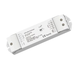 laziro led dimmer 12v 24v 15a pwm wireless rf led dimmer switch on off with 2.4g 4 channel dim remote for single color led strips (color : v4)