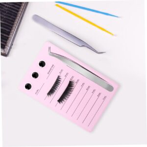 FRCOLOR 5pcs Magnetic Eyelash Board False Eyelashes Fake Eyelashes Tools Makeup Supplies Eyelash Display Pallet Eyelash Grafting Supplies Eyelash Supplies Eyelash Curler Acrylic With Scale