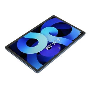 DAUERHAFT WiFi Tablet 4G LTE Smart Tablet Aluminum Alloy 10.36 Inch 8 Core for Video Work (Blue)