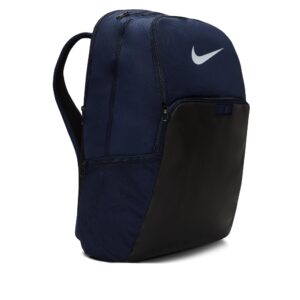 Nike Brasilia 9.5 Adult Unisex Training Backpack (Extra Large, 30L) (XL, Midnight Navy/Black/White)