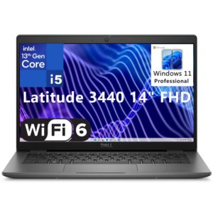 dell 2023 latitude 3000 3440 14" fhd business laptop computer, 13th gen intel 10-core i5-1335u (beat i7-1270p), 32gb ddr4 ram, 1tb pcie ssd, wifi 6, bluetooth, usb type-c, space gray, windows 11 pro