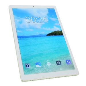 Honio HD Tablet, 10.1 Inch HD Tablet Front 5MP Rear 8MP Octacore Processor USB C Port US Plug 100‑240V Support 5G WiFi (Green)