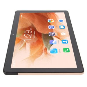 Honio Tablet Office 10.1 Inch FHD Gold Color HD Tablet 5G WiFi 4G LTE School (US Plug)