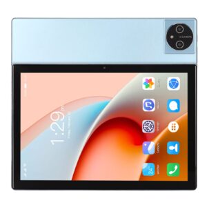 honio hd tablet, business tablet octacore cpu blue dual camera 10.1 inch fhd 5g wifi 4g lte (us plug)