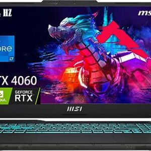 MSI 2023 Cyborg Gaming Laptop, 15.6" FHD 144Hz FHD IPS-Type Display, NVIDIA GeForce RTX 4060,Intel Core i7-12650H, 64GB DDR5, 2TB PCIe SSD, Wi-Fi 6, Windows 11 Home, Backlit Keyboard, Black/OLY