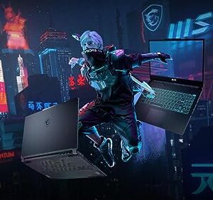 MSI 2023 Cyborg Gaming Laptop, 15.6" FHD 144Hz FHD IPS-Type Display, NVIDIA GeForce RTX 4060,Intel Core i7-12650H, 64GB DDR5, 2TB PCIe SSD, Wi-Fi 6, Windows 11 Home, Backlit Keyboard, Black/OLY