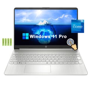 hp 15 15.6" fhd ips touchscreen business laptop[windows 11 pro], 11th gen intel 4-core i7-1165g7, intel iris xe graphic, 64gb ram, 1tb pcie ssd, numpad, wi-fi, type-c, bluetooth, hdmi, w/battery