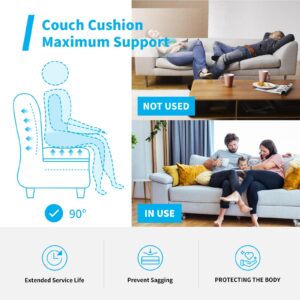 Mjkone Long Couch Cushion Support 19.2"x81", Sagging Sofa Cushion Support, Reclining Sofa Couch Support for Sagging Cushions, Insert Support to Fix Your Modern Couch, Thick 0.4"