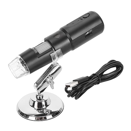 Digital Microscope Camera, Handheld USB HD Inspection Camera 50X-1000X Magnification Portable Handheld Pocket Microscopes with 8 LED & Stand, WiFi Digital Microscope