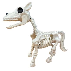 cow skeleton halloween decoration, 2024 new cow skull prop halloween decoration, cow skeleton halloween decorative prop, halloween cow skeleton decoration for home outdoor (1pc cow skeleton)