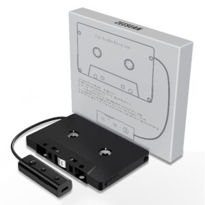 Car Audio Bluetooth Wireless Cassette Receiver, Bluetooth 5.0 Car Audio Stereo Cassette Vehicle Tape Converter Cassette Work While Charging Support TF Card