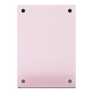 Self Standing Photo Frame, L Shaped Slanted Back Photo Frame 3 Inch Clear for Movie Tickets for Office (Pink)