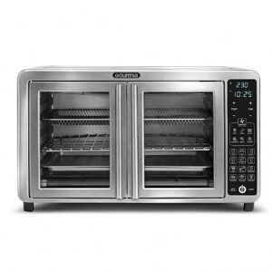 gourmia xl digital air fryer toaster oven with single-pull french doors