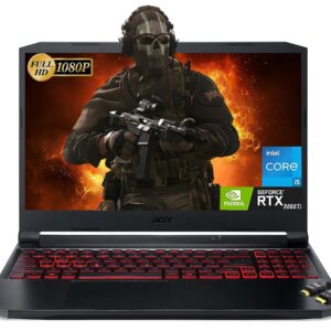 acer Nitro 5 Gaming Laptop,15.6" FHD IPS 144Hz, GeForce RTX 3050 Ti, Intel Core i5-11400H (Beats i7-1165G7, Upto 4.5GHz), WiFi6, Backlit KB, RJ-45, Windows 10 Home (16GB|1TB SSD)