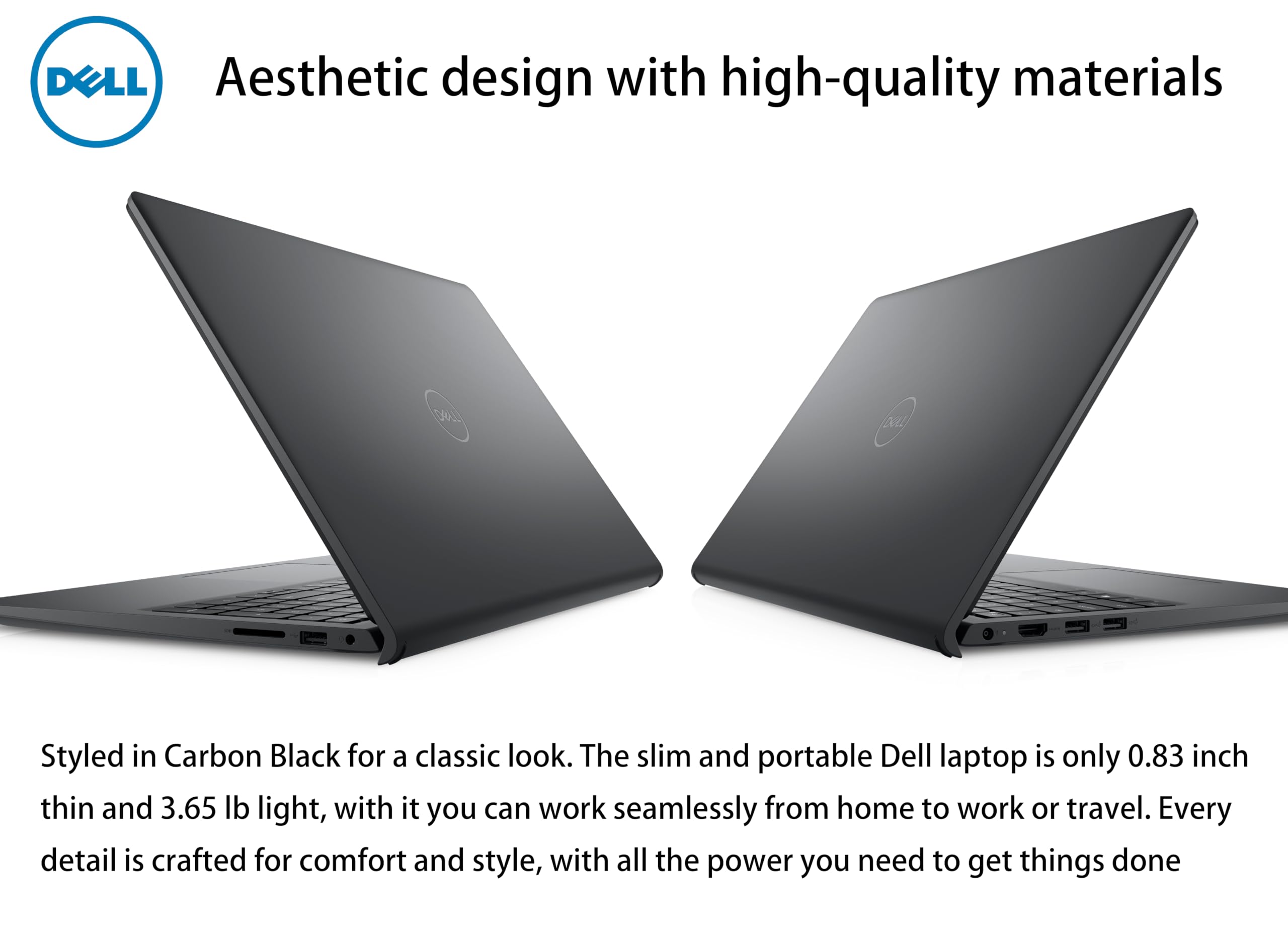 Dell Inspiron 15.6 Inch FHD Business Laptop, 12th Gen Intel Core i7-1255U, 32GB RAM, 1TB SSD, Windows 11 Pro, Backlit Keyboard, HDMI, Webcam, SD Card Reader, Black