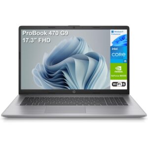 hp 2023 probook 470 g9 17.3" fhd business laptop computer, 12th gen intel 10-core i5-1235u (beat i7-1195g7), geforce mx550, 32gb ddr4, 1tb pcie ssd, wifi 6, bt 5.3, backlit kb, windows 11 pro, broag