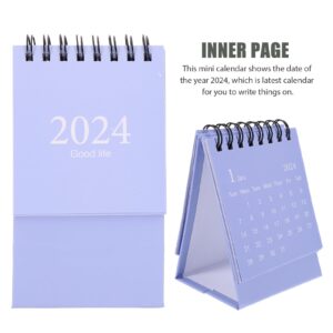 MAGICLULU 2024 Calendar for Table Small Desk Calendar Year of The Dragon Calendar Desk Pad Calendar De Adviento Maquillaje Decorative Desk Calendar Office Morandi Paper Coil