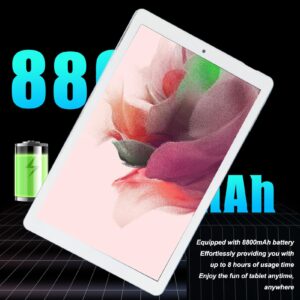 10.1 Inch 2 in 1 Tablet with 5G WiFi and 11.0, GPS, FM, Office Tablet, 4GB RAM, 64GB ROM, Keyboard Mouse (US Plug)