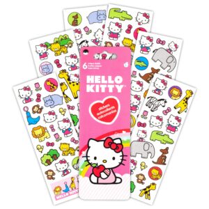 Hello Kitty Backpack and Lunch Box for Girls - Bundle with 16” Hello Kitty Backpack, Lunch Bag, Stickers, Water Bottle, More | Hello Kitty School Backpack Set