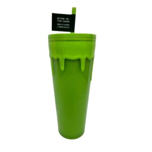 Starbucks 2023 Fall Halloween Green Glow in The Dark Slime Drip Cup, 24 fl oz, Venti