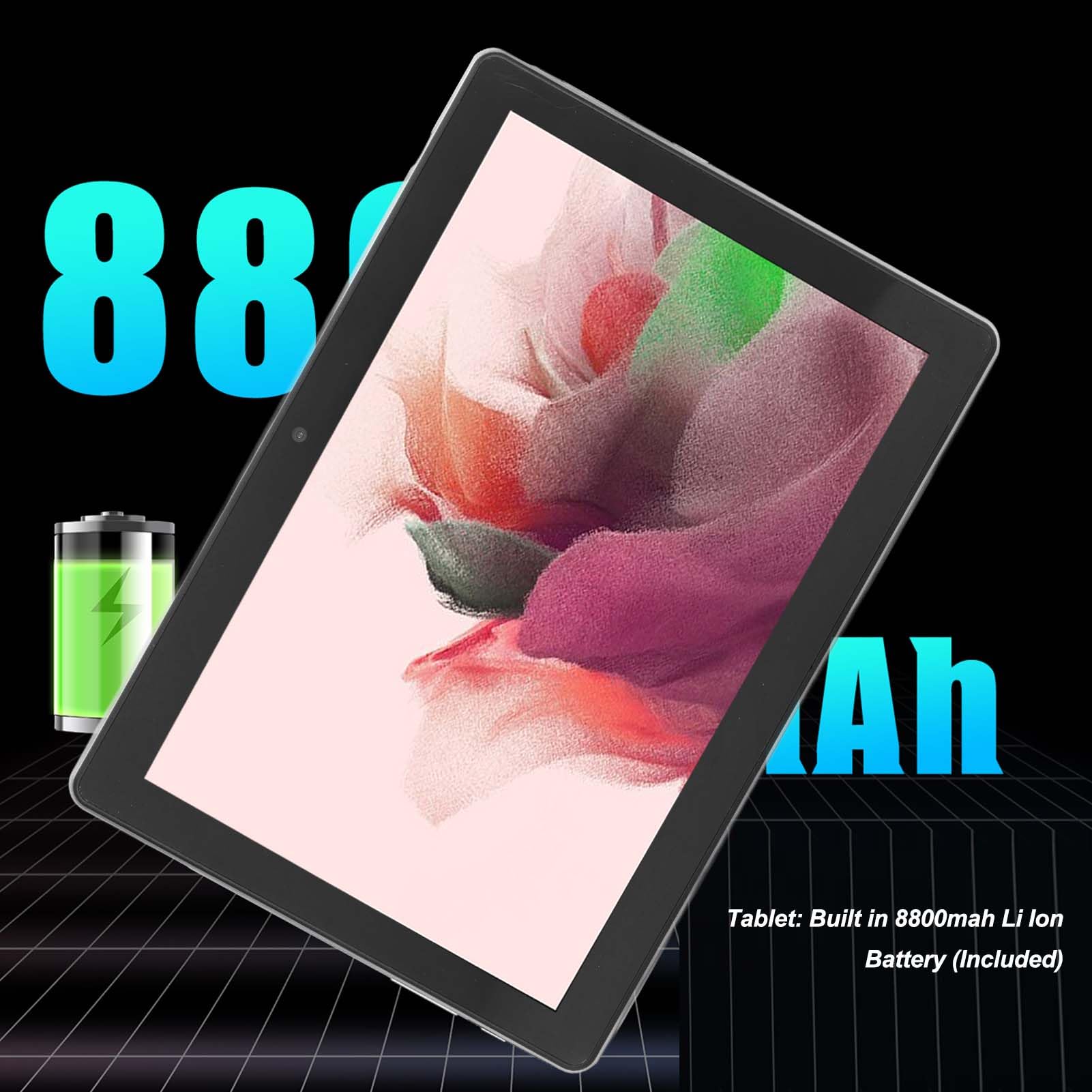 Gugxiom 4G LTE Tablet,Android 11 Tablet,8In IPS Hd Touchscreen,Octa Core Processor,with Dual Cameras,15 Days of Standby Time (US Plug)