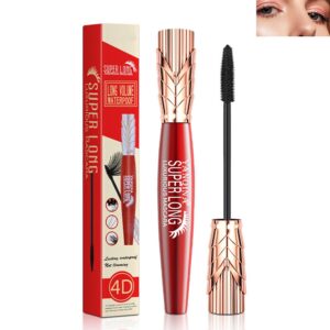 super long mascara, 4d waterproof and sweat proof mascara, super long luxurious mascara, stereo lengthening mascara,yanquina drying and not sticky mascara for women