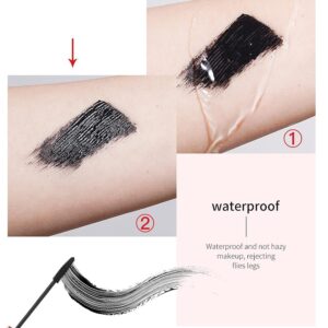 Yanquina Mascara, Yanqina Super Long Mascara, 4d Waterproof and Sweat Proof Mascara-Super Long Luxurious Mascara, Stereo Lengthening Mascara, (1pcs)