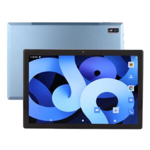 ebtools 10.1 inch tablet, 2560x1600 hd screen octa core office tablet 4g lte 5g wifi, 12gb ram 512gb romcpu, 8mp 16mp dual cameras tablet built in 11200mah battery (blue)