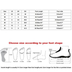 Platform Sneakers for Women Fashion, Ankle Strap Hook & Loop Breathable Casual Wedges Thick Sole, Slip On Knit Elastic Uppper Non-Slip Fitness Sports Shoes, Comfortable Walking Women