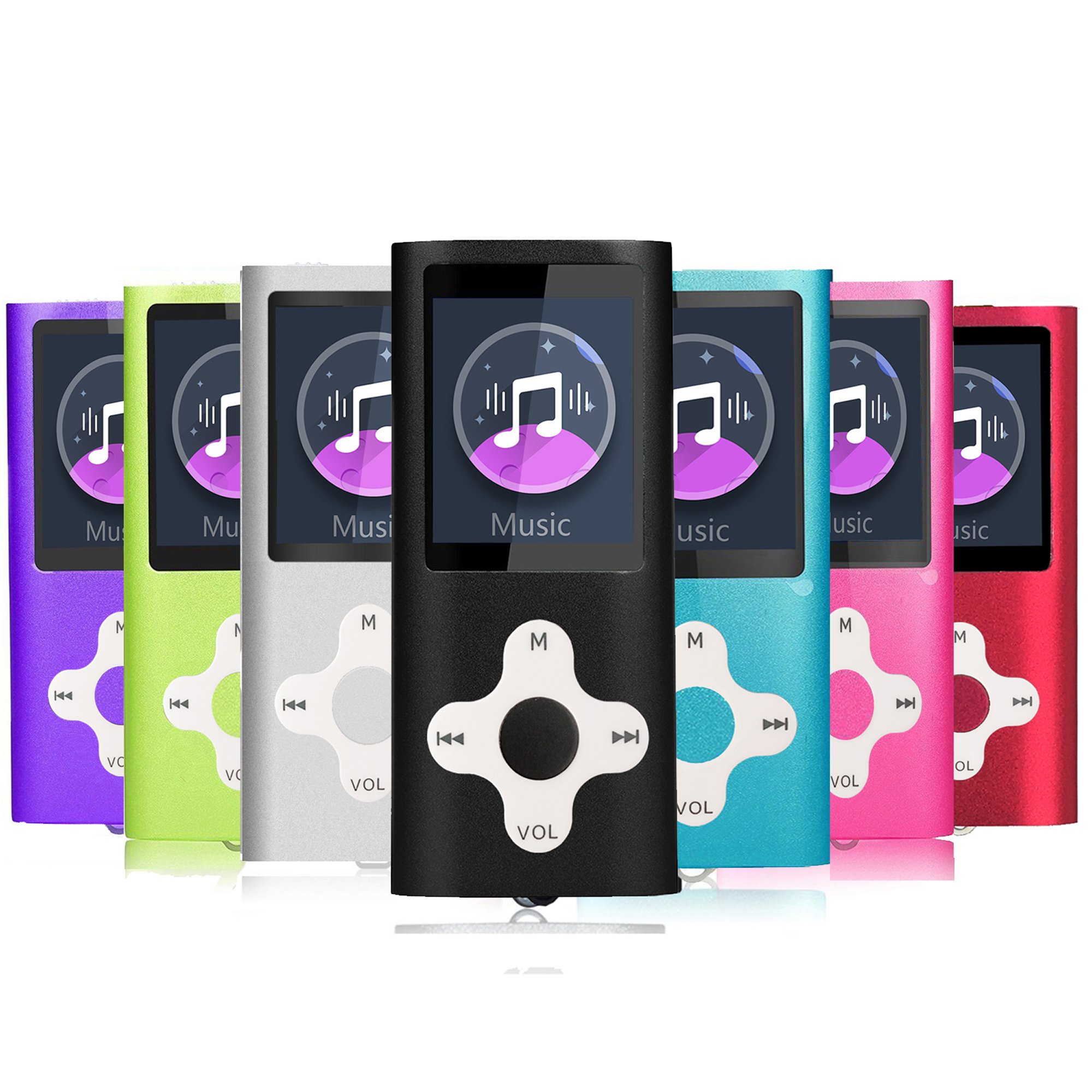 Mp3 Player,Music Player with a 16 GB Memory Card Portable Digital Music Player/Video/Voice Record/FM Radio/E-Book Reader/Photo Viewer/1.8 LCD