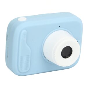kids camera, 20mp dual front rear cameras children camera various filter functions portable with flash light for outdoor (blue)