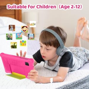 Tablet for Kids 7 Inch Android 12 Kids Tablets Parental Control Bluetooth, WiFi, Dual Camera, Children's Tablet Educational, Games