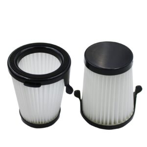follde replacement milwaukee 49-90-1950 vacuum hepa filter fits milwaukee m12 0850-20 cordless dry vacuum (49-90-1950 vacuum filter * 2 pcs)