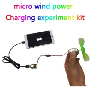 Mini Vertical Wind Turbines Generator Micro Wind Turbine Motor Portable Emergency Phone Charger For USB Output DC 5V Wind Turbine Generator Kit