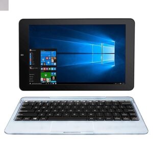 2023 11.6 INCH 4GB DDR+32G ROM 2IN1 PC Windows 10 Tablet with Keyboard KU Dual Camera Quad Core 1366 x 768 IPS WiFi PC with Keyboard / 2in1 PC